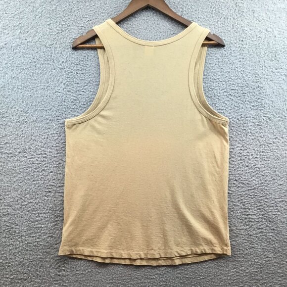 Re/Done X Hanes Relaxed Cotton Beach Tank Sand M - Picture 3 of 4